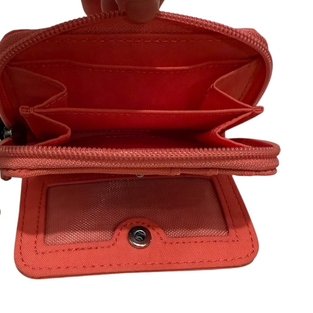 Kipling TOPS NR Small Wallet Cardholder Coral Crush - Picture 9 of 9